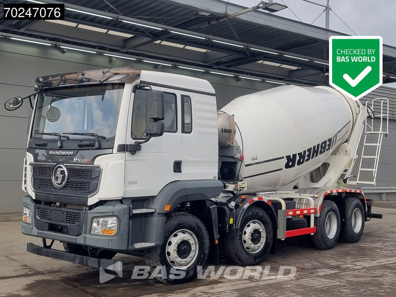 SHACMAN 8x4 EURO 6 8X4 NEW! 8m3 Liebherr Mixer Big-Axle Steel Suspension - Autodomíchávač: obrázek 1 SHACMAN 8x4 EURO 6 8X4 NEW! 8m3 Liebherr Mixer Big-Axle Steel Suspension - Autodomíchávač: obrázek 1