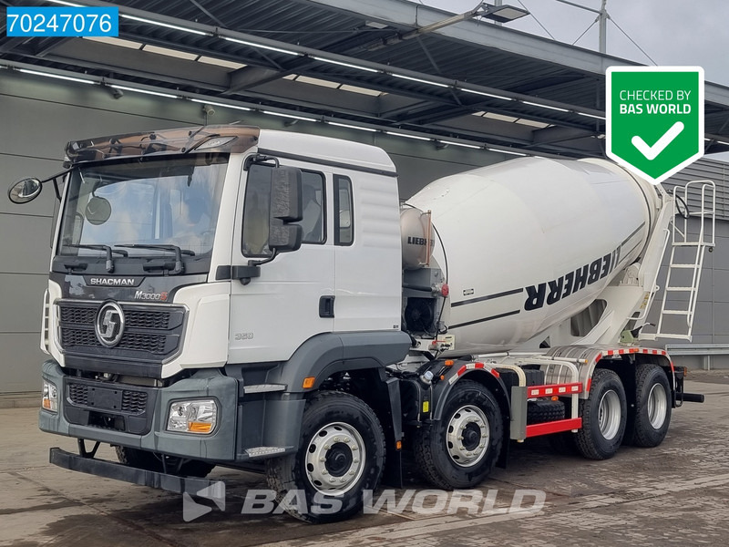 SHACMAN 8x4 EURO 6 8X4 NEW! 8m3 Liebherr Mixer Big-Axle Steel Suspension - Autodomíchávač: obrázek 1 SHACMAN 8x4 EURO 6 8X4 NEW! 8m3 Liebherr Mixer Big-Axle Steel Suspension - Autodomíchávač: obrázek 1
