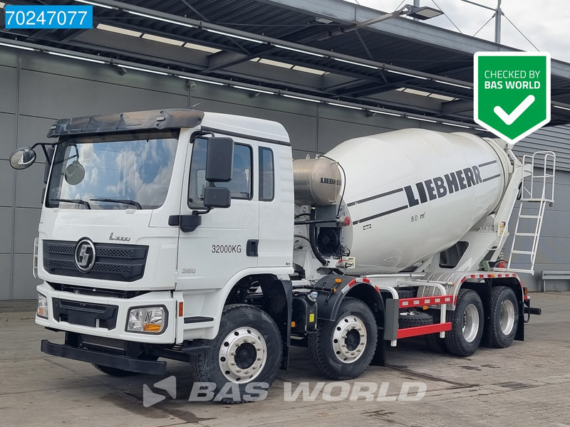 SHACMAN L3000 8X4 NEW 8m3 Liebherr Mixer Big Axle Steel suspension - Autodomíchávač: obrázek 1 SHACMAN L3000 8X4 NEW 8m3 Liebherr Mixer Big Axle Steel suspension - Autodomíchávač: obrázek 1