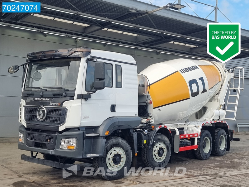 SHACMAN M3000 S 8X4 NEW! 8m3 Liebherr Mixer Big-Axle Steelsuspension - Autodomíchávač: obrázek 1 SHACMAN M3000 S 8X4 NEW! 8m3 Liebherr Mixer Big-Axle Steelsuspension - Autodomíchávač: obrázek 1