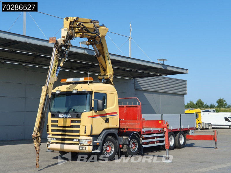 Scania 124G 470 8X4 Palfinger PK45000 C4 Crane Kran Fly-Jib Manual Steering Axle Euro 3 - Nákladní automobil valníkový/ Plošinový, Auto s hydraulickou rukou: obrázek 5 Scania 124G 470 8X4 Palfinger PK45000 C4 Crane Kran Fly-Jib Manual Steering Axle Euro 3 - Nákladní automobil valníkový/ Plošinový, Auto s hydraulickou rukou: obrázek 5