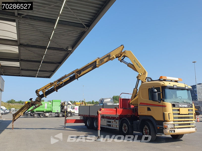 Scania 124G 470 8X4 Palfinger PK45000 C4 Crane Kran Fly-Jib Manual Steering Axle Euro 3 - Nákladní automobil valníkový/ Plošinový, Auto s hydraulickou rukou: obrázek 3 Scania 124G 470 8X4 Palfinger PK45000 C4 Crane Kran Fly-Jib Manual Steering Axle Euro 3 - Nákladní automobil valníkový/ Plošinový, Auto s hydraulickou rukou: obrázek 3