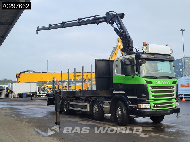Scania G400 G 8X2 MKG HLK 231 HPA4 Crane Retarder Lift+Steering-Axle Euro 5 - Nákladní automobil valníkový/ Plošinový, Auto s hydraulickou rukou: obrázek 3 Scania G400 G 8X2 MKG HLK 231 HPA4 Crane Retarder Lift+Steering-Axle Euro 5 - Nákladní automobil valníkový/ Plošinový, Auto s hydraulickou rukou: obrázek 3