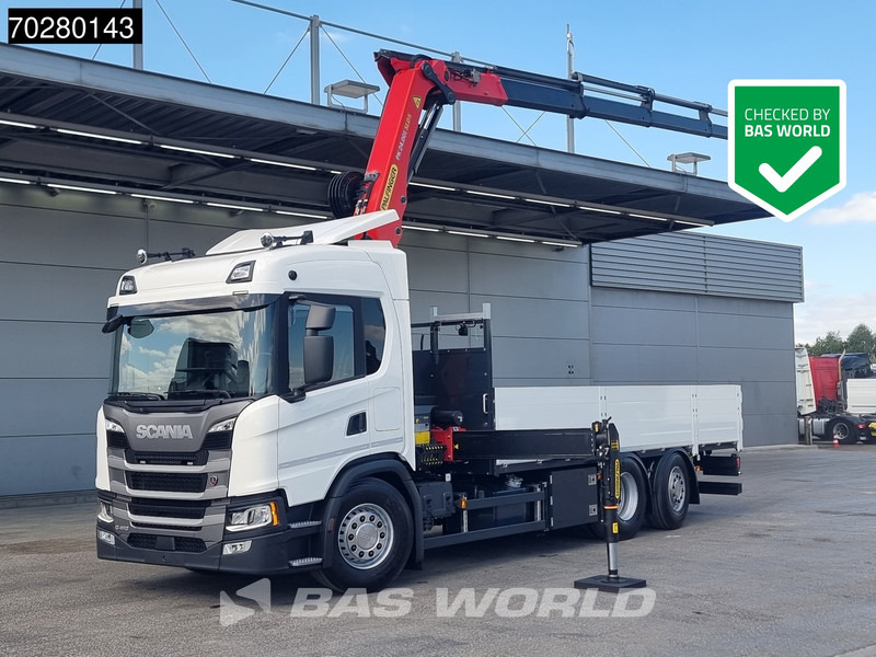 Scania G410 6X2 Palfinger PK24.001 SLD 5 Kran Crane Retarder Lift+Lenkachse Euro 6 - Nákladní automobil valníkový/ Plošinový, Auto s hydraulickou rukou: obrázek 1 Scania G410 6X2 Palfinger PK24.001 SLD 5 Kran Crane Retarder Lift+Lenkachse Euro 6 - Nákladní automobil valníkový/ Plošinový, Auto s hydraulickou rukou: obrázek 1