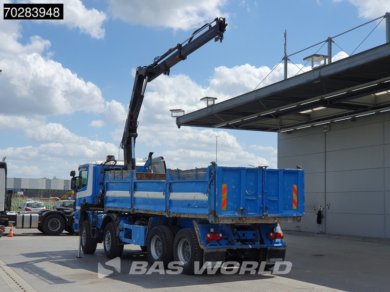 Scania G420 8X4 15m3 tipper Hiab 144 Crane Steelsuspension Manual Big-Axle Euro 3 - Sklápěč, Auto s hydraulickou rukou: obrázek 2 Scania G420 8X4 15m3 tipper Hiab 144 Crane Steelsuspension Manual Big-Axle Euro 3 - Sklápěč, Auto s hydraulickou rukou: obrázek 2