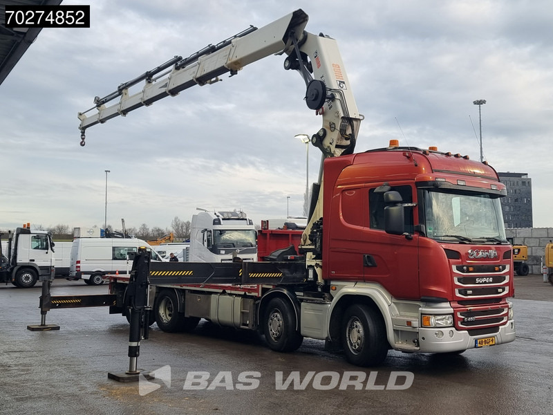 Scania G450 8X2 NL-Truck Hiab X-HIPRO 1058EP-6 Kran Front stab Retarder Euro 6 - Nákladní automobil valníkový/ Plošinový, Auto s hydraulickou rukou: obrázek 3 Scania G450 8X2 NL-Truck Hiab X-HIPRO 1058EP-6 Kran Front stab Retarder Euro 6 - Nákladní automobil valníkový/ Plošinový, Auto s hydraulickou rukou: obrázek 3