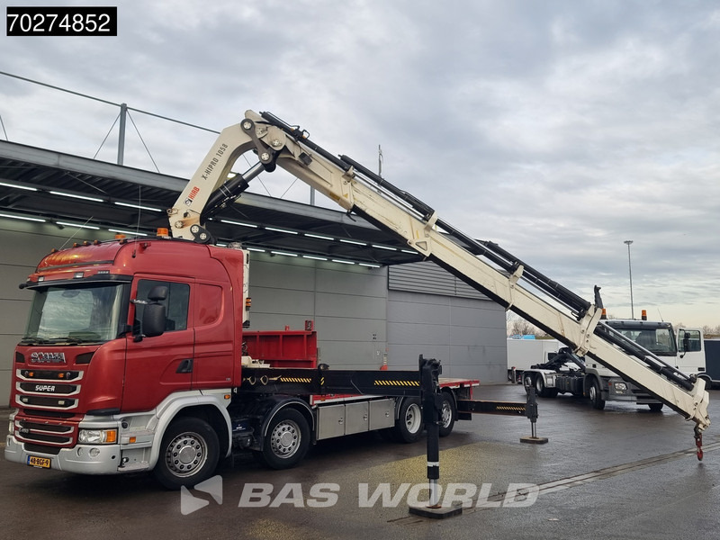 Scania G450 8X2 NL-Truck Hiab X-HIPRO 1058EP-6 Kran Front stab Retarder Euro 6 - Nákladní automobil valníkový/ Plošinový, Auto s hydraulickou rukou: obrázek 5 Scania G450 8X2 NL-Truck Hiab X-HIPRO 1058EP-6 Kran Front stab Retarder Euro 6 - Nákladní automobil valníkový/ Plošinový, Auto s hydraulickou rukou: obrázek 5
