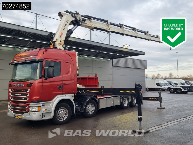Scania G450 8X2 NL-Truck Hiab X-HIPRO 1058EP-6 Kran Front stab Retarder Euro 6 - Nákladní automobil valníkový/ Plošinový, Auto s hydraulickou rukou: obrázek 1 Scania G450 8X2 NL-Truck Hiab X-HIPRO 1058EP-6 Kran Front stab Retarder Euro 6 - Nákladní automobil valníkový/ Plošinový, Auto s hydraulickou rukou: obrázek 1