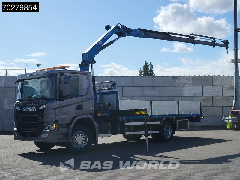 Scania P280 4X2 HMF 1420K-RC Kran Crane Automatic Euro 6 - Nákladní automobil valníkový/ Plošinový, Auto s hydraulickou rukou: obrázek 1 Scania P280 4X2 HMF 1420K-RC Kran Crane Automatic Euro 6 - Nákladní automobil valníkový/ Plošinový, Auto s hydraulickou rukou: obrázek 1