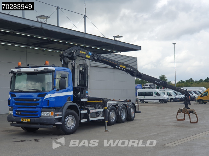 Scania P410 8X2 NL-Truck Palfinger Q150Z Crane 30T VDL hooklift Lift-Lenkachse Euro 6 - Hákový nosič kontejnerů, Auto s hydraulickou rukou: obrázek 5 Scania P410 8X2 NL-Truck Palfinger Q150Z Crane 30T VDL hooklift Lift-Lenkachse Euro 6 - Hákový nosič kontejnerů, Auto s hydraulickou rukou: obrázek 5
