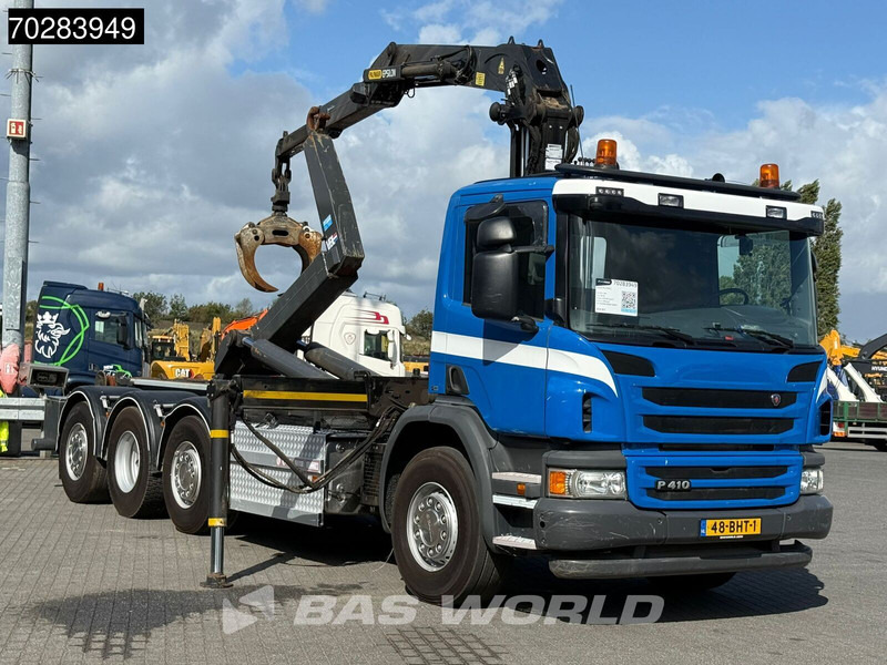 Scania P410 8X2 NL-Truck Palfinger Q150Z Crane 30T VDL hooklift Lift-Lenkachse Euro 6 - Hákový nosič kontejnerů, Auto s hydraulickou rukou: obrázek 3 Scania P410 8X2 NL-Truck Palfinger Q150Z Crane 30T VDL hooklift Lift-Lenkachse Euro 6 - Hákový nosič kontejnerů, Auto s hydraulickou rukou: obrázek 3