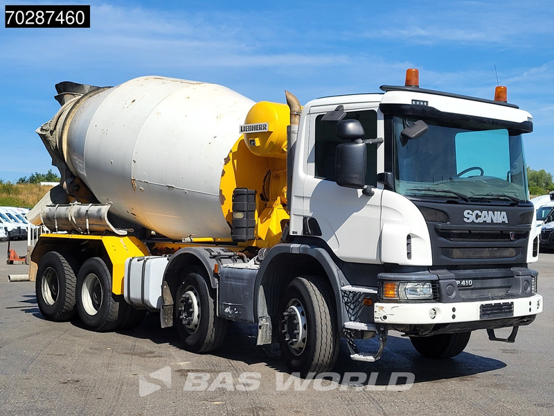 Scania P410 8X4 9m3 Liebherr mixer 3-Pedals Steering axle Big-Axle Euro 6 - Autodomíchávač: obrázek 3 Scania P410 8X4 9m3 Liebherr mixer 3-Pedals Steering axle Big-Axle Euro 6 - Autodomíchávač: obrázek 3