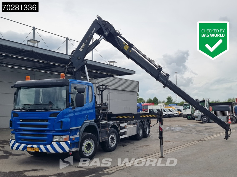 Scania P420 8X2 NL-Truck Hiab 377EP-4 Hipro Kran + Transcom TRC28S Euro 5 - Hákový nosič kontejnerů, Auto s hydraulickou rukou: obrázek 1 Scania P420 8X2 NL-Truck Hiab 377EP-4 Hipro Kran + Transcom TRC28S Euro 5 - Hákový nosič kontejnerů, Auto s hydraulickou rukou: obrázek 1