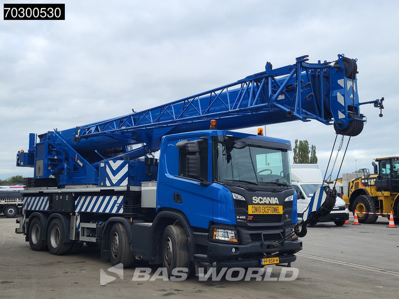 Scania P450 P 8X4 Palfinger/SANY SPC500E Telescopic Crane Retarder Navi Automatic Euro 6 - Nákladní automobil valníkový/ Plošinový, Auto s hydraulickou rukou: obrázek 3 Scania P450 P 8X4 Palfinger/SANY SPC500E Telescopic Crane Retarder Navi Automatic Euro 6 - Nákladní automobil valníkový/ Plošinový, Auto s hydraulickou rukou: obrázek 3