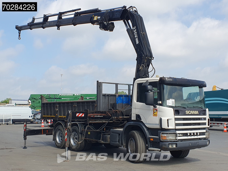 Scania P94 6X4 Hiab 330-4 Kran Crane 9m3 tipper Manual Steelsuspension Euro 3 - Sklápěč, Auto s hydraulickou rukou: obrázek 3 Scania P94 6X4 Hiab 330-4 Kran Crane 9m3 tipper Manual Steelsuspension Euro 3 - Sklápěč, Auto s hydraulickou rukou: obrázek 3
