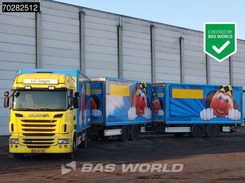 Scania R400 4X2 LZV NL-Truck 3x Ladebordwand 2x trailer Navi Euro 5 - Skříňový nákladní auto: obrázek 1 Scania R400 4X2 LZV NL-Truck 3x Ladebordwand 2x trailer Navi Euro 5 - Skříňový nákladní auto: obrázek 1