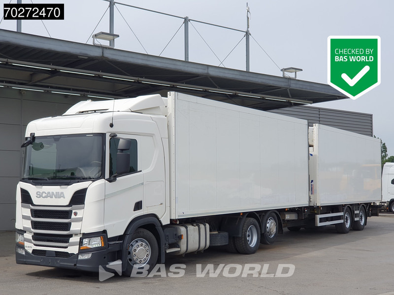 Scania R410 6X2 Carrier Supra 1250 Multi temp Retarder Ladebordwand Liftachse Euro 6 - Chladírenský nákladní automobil: obrázek 1 Scania R410 6X2 Carrier Supra 1250 Multi temp Retarder Ladebordwand Liftachse Euro 6 - Chladírenský nákladní automobil: obrázek 1
