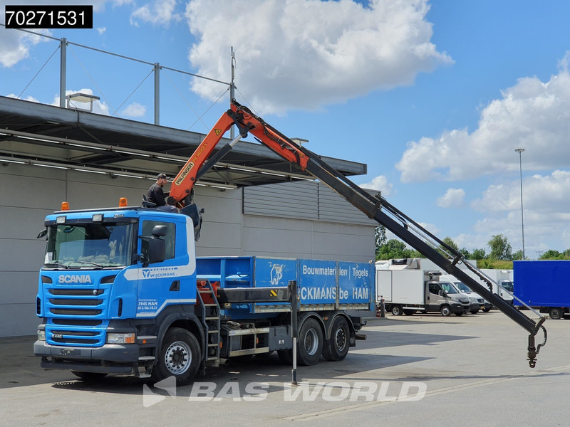 Scania R440 6X2 Palfinger PK16001 Crane Kran Lift+Lenkachse Euro 5 - Nákladní automobil valníkový/ Plošinový, Auto s hydraulickou rukou: obrázek 5 Scania R440 6X2 Palfinger PK16001 Crane Kran Lift+Lenkachse Euro 5 - Nákladní automobil valníkový/ Plošinový, Auto s hydraulickou rukou: obrázek 5