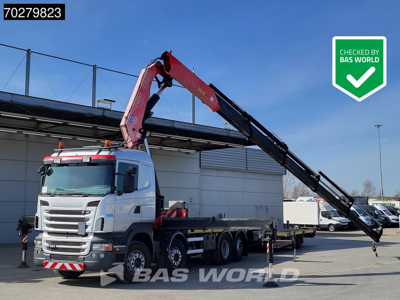 Scania R480 8X2 Combi FASSI F660AXP.25 Manual Retarder Lift+Lenkachse Euro 5 - Nákladní automobil valníkový/ Plošinový, Auto s hydraulickou rukou: obrázek 1 Scania R480 8X2 Combi FASSI F660AXP.25 Manual Retarder Lift+Lenkachse Euro 5 - Nákladní automobil valníkový/ Plošinový, Auto s hydraulickou rukou: obrázek 1