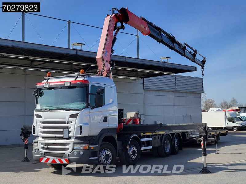 Scania R480 8X2 Combi FASSI F660AXP.25 Manual Retarder Lift+Lenkachse Euro 5 - Nákladní automobil valníkový/ Plošinový, Auto s hydraulickou rukou: obrázek 5 Scania R480 8X2 Combi FASSI F660AXP.25 Manual Retarder Lift+Lenkachse Euro 5 - Nákladní automobil valníkový/ Plošinový, Auto s hydraulickou rukou: obrázek 5