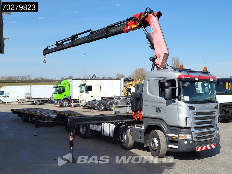 Scania R480 8X2 Combi FASSI F660AXP.25 Manual Retarder Lift+Lenkachse Euro 5 - Nákladní automobil valníkový/ Plošinový, Auto s hydraulickou rukou: obrázek 3 Scania R480 8X2 Combi FASSI F660AXP.25 Manual Retarder Lift+Lenkachse Euro 5 - Nákladní automobil valníkový/ Plošinový, Auto s hydraulickou rukou: obrázek 3