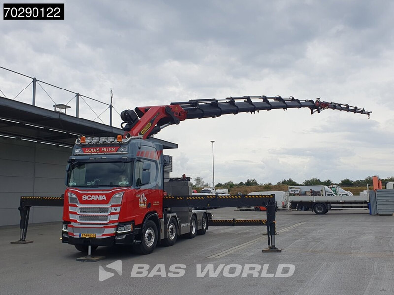 Scania R500 8X2 NL-Truck Palfinger PK165002 TEC 7 Crane Winch Fly-Jib Retarder Lift+steering - Nákladní automobil valníkový/ Plošinový, Auto s hydraulickou rukou: obrázek 5 Scania R500 8X2 NL-Truck Palfinger PK165002 TEC 7 Crane Winch Fly-Jib Retarder Lift+steering - Nákladní automobil valníkový/ Plošinový, Auto s hydraulickou rukou: obrázek 5