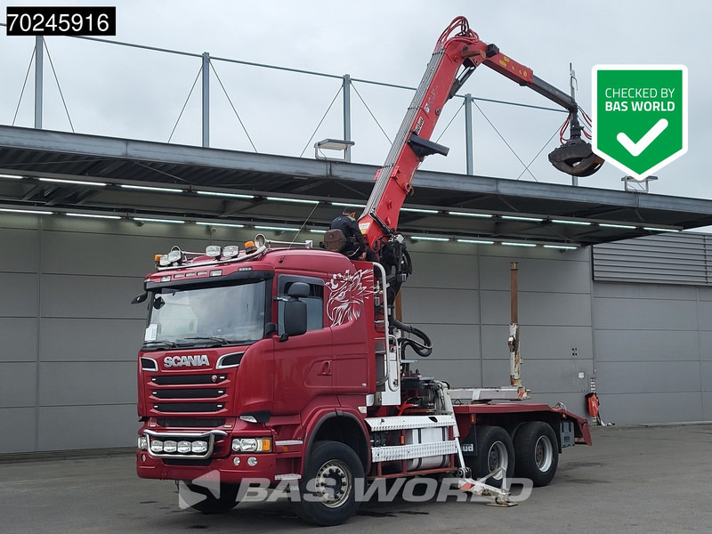 Scania R580 6X4 3-Pedals Jonsered J28505 83 Crane Kran Steel-suspension Retarder Euro 6 - Lesovůz, Auto s hydraulickou rukou: obrázek 1 Scania R580 6X4 3-Pedals Jonsered J28505 83 Crane Kran Steel-suspension Retarder Euro 6 - Lesovůz, Auto s hydraulickou rukou: obrázek 1