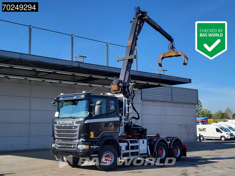 Scania R580 6X4 Holz Kran Diebolt D28 Full-Steel - Lesovůz, Auto s hydraulickou rukou: obrázek 1 Scania R580 6X4 Holz Kran Diebolt D28 Full-Steel - Lesovůz, Auto s hydraulickou rukou: obrázek 1