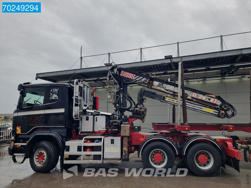Scania R580 6X4 Holz Kran Diebolt D28 Full-Steell Extentable Trailer leasing Scania R580 6X4 Holz Kran Diebolt D28 Full-Steell Extentable Trailer: obrázek 10