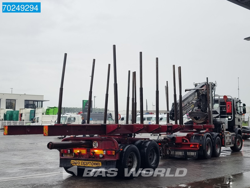 Scania R580 6X4 Holz Kran Diebolt D28 Full-Steell Extentable Trailer leasing Scania R580 6X4 Holz Kran Diebolt D28 Full-Steell Extentable Trailer: obrázek 14