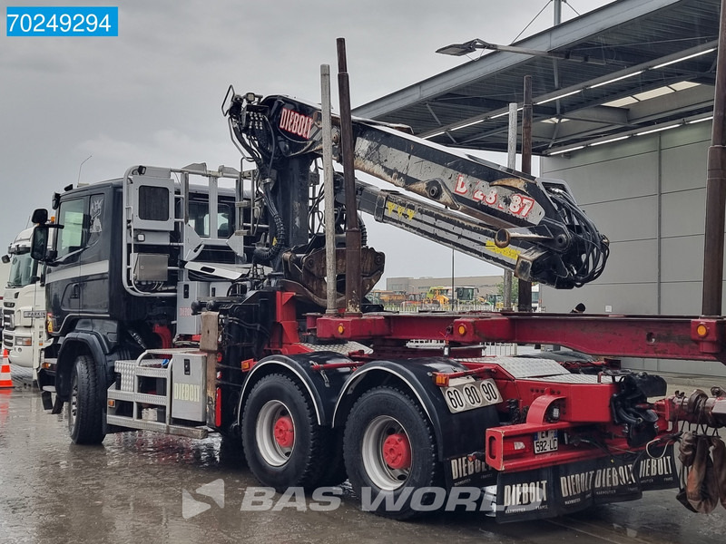 Scania R580 6X4 Holz Kran Diebolt D28 Full-Steell Extentable Trailer leasing Scania R580 6X4 Holz Kran Diebolt D28 Full-Steell Extentable Trailer: obrázek 6