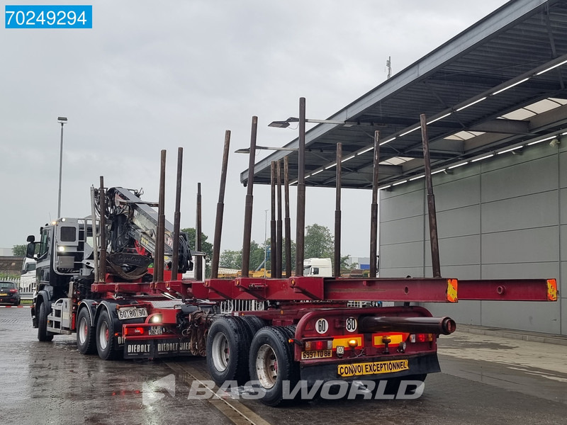 Scania R580 6X4 Holz Kran Diebolt D28 Full-Steell Extentable Trailer leasing Scania R580 6X4 Holz Kran Diebolt D28 Full-Steell Extentable Trailer: obrázek 12
