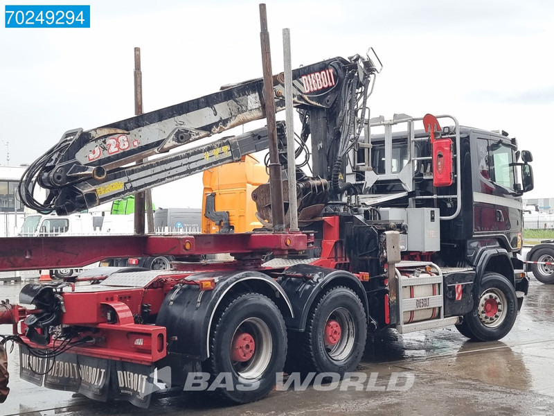 Scania R580 6X4 Holz Kran Diebolt D28 Full-Steell Extentable Trailer leasing Scania R580 6X4 Holz Kran Diebolt D28 Full-Steell Extentable Trailer: obrázek 9
