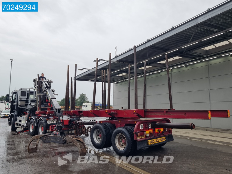 Scania R580 6X4 Holz Kran Diebolt D28 Full-Steell Extentable Trailer leasing Scania R580 6X4 Holz Kran Diebolt D28 Full-Steell Extentable Trailer: obrázek 16