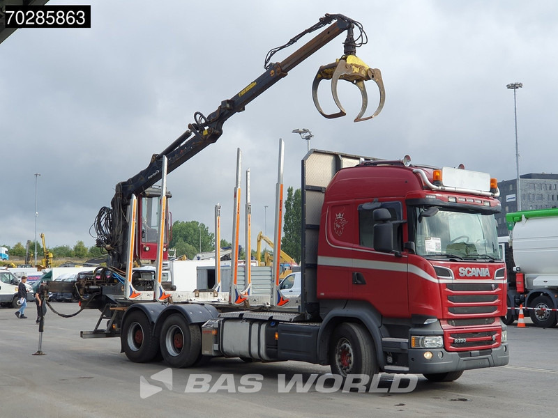 Scania R730 R 6X4 HIAB F108S 79 Crane Retarder Xenon BigAxle Loglift Automatic ACC Euro 6 - Lesovůz, Auto s hydraulickou rukou: obrázek 3 Scania R730 R 6X4 HIAB F108S 79 Crane Retarder Xenon BigAxle Loglift Automatic ACC Euro 6 - Lesovůz, Auto s hydraulickou rukou: obrázek 3