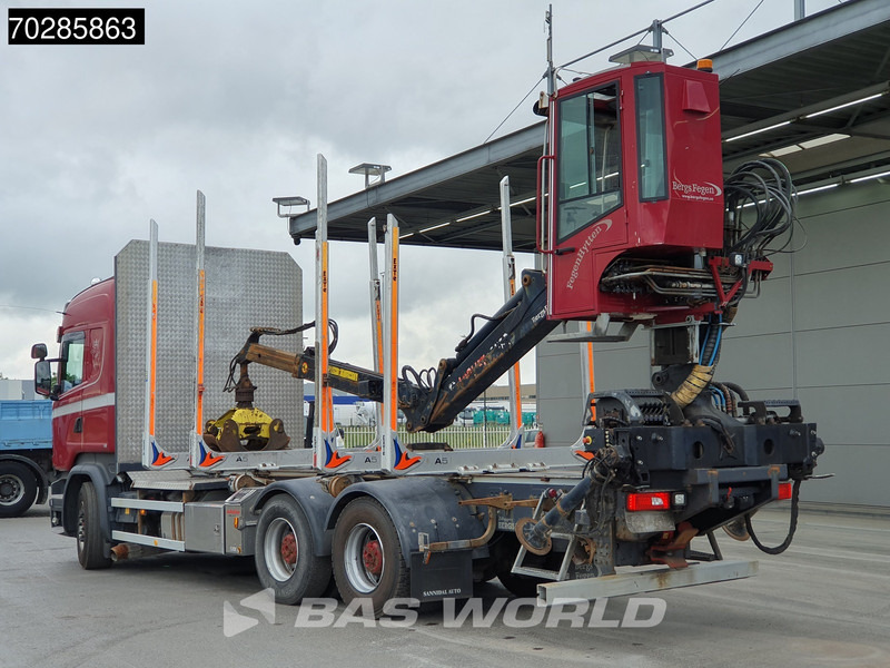 Lesovůz, Auto s hydraulickou rukou Scania R730 R 6X4 HIAB F108S 79 Crane Retarder Xenon BigAxle Loglift Automatic ACC Euro 6: obrázek 12