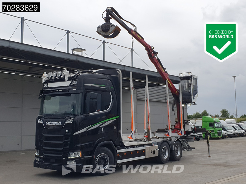 Scania S650 S 6X4 Tajfun LIV100K Kran Holztransport Retarder 3-Pedals Euro 6 - Lesovůz, Auto s hydraulickou rukou: obrázek 1 Scania S650 S 6X4 Tajfun LIV100K Kran Holztransport Retarder 3-Pedals Euro 6 - Lesovůz, Auto s hydraulickou rukou: obrázek 1