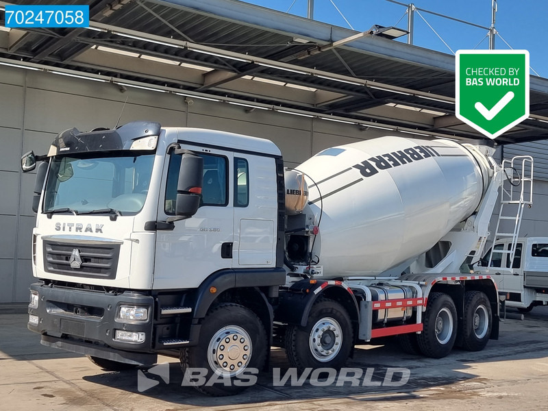 Sitrak G5 350 8X4 8m3 Liebherr Mixer Big-Axle Steelsuspension - Autodomíchávač: obrázek 1 Sitrak G5 350 8X4 8m3 Liebherr Mixer Big-Axle Steelsuspension - Autodomíchávač: obrázek 1