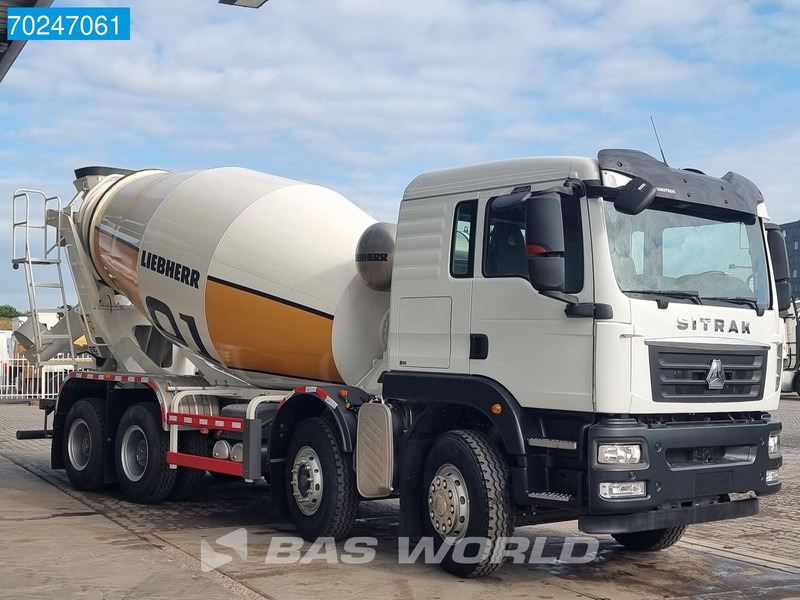 Sitrak G5 350 8X4 NEW! 8m3 Liebherr Mixer Big-Axle Steel Suspension - Autodomíchávač: obrázek 3 Sitrak G5 350 8X4 NEW! 8m3 Liebherr Mixer Big-Axle Steel Suspension - Autodomíchávač: obrázek 3