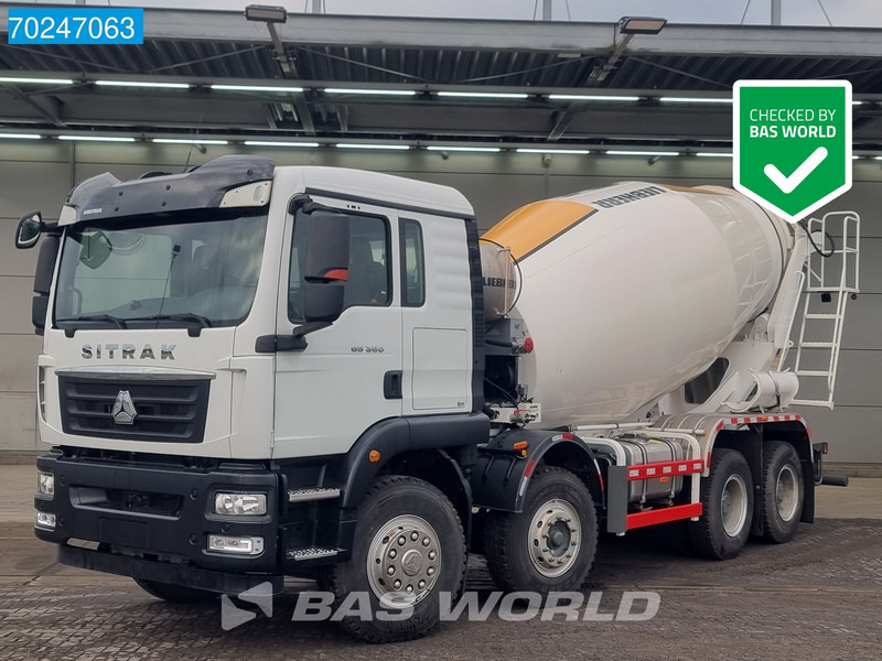 Sitrak G5.350 8X4 NEW! 8m3 Liebherr Mixer Steel suspension - Autodomíchávač: obrázek 1 Sitrak G5.350 8X4 NEW! 8m3 Liebherr Mixer Steel suspension - Autodomíchávač: obrázek 1
