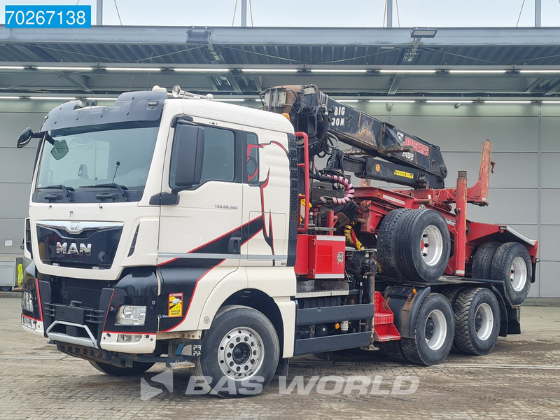 Tahač MAN TGX 26.580 6X4 Jonsered 2490 HolzKran Retarder Hiab Crane Big-Axle XL: obrázek 16