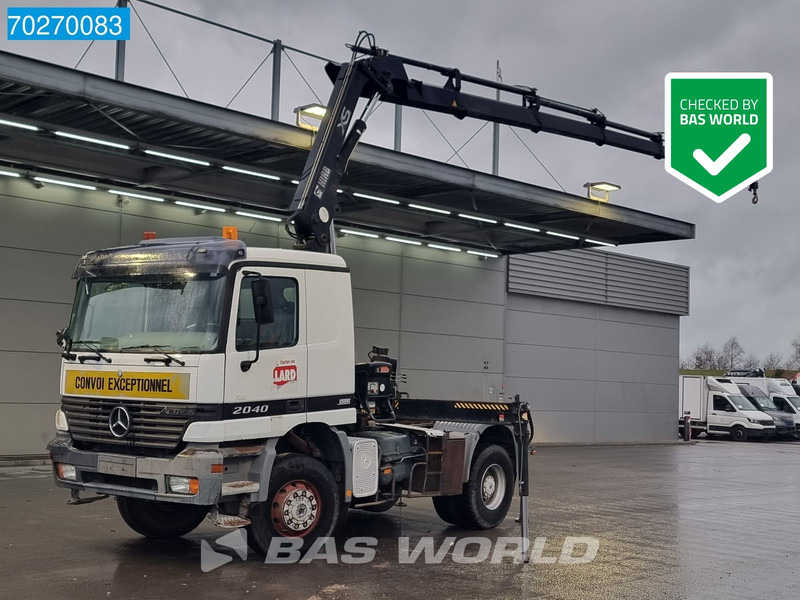 Mercedes-Benz Actros 2040 Actros 4X4 Manual 4x4 Big-Axle Full-Steel Hiab 1660-5 Kran 4x Stabilizers - Tahač: obrázek 1 Mercedes-Benz Actros 2040 Actros 4X4 Manual 4x4 Big-Axle Full-Steel Hiab 1660-5 Kran 4x Stabilizers - Tahač: obrázek 1
