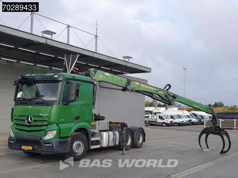 Mercedes-Benz Actros 2848 6X4 NL-Truck Palfinger Epsilon SRX47 Holzkran 2xTanks Big-Axle - Tahač: obrázek 5 Mercedes-Benz Actros 2848 6X4 NL-Truck Palfinger Epsilon SRX47 Holzkran 2xTanks Big-Axle - Tahač: obrázek 5