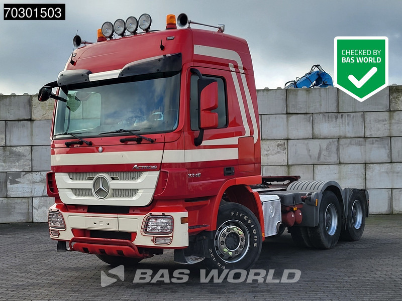Mercedes-Benz Actros 3346 6X4 MP3! Full-Steel Big-Axle Hydraulik - Tahač: obrázek 1 Mercedes-Benz Actros 3346 6X4 MP3! Full-Steel Big-Axle Hydraulik - Tahač: obrázek 1