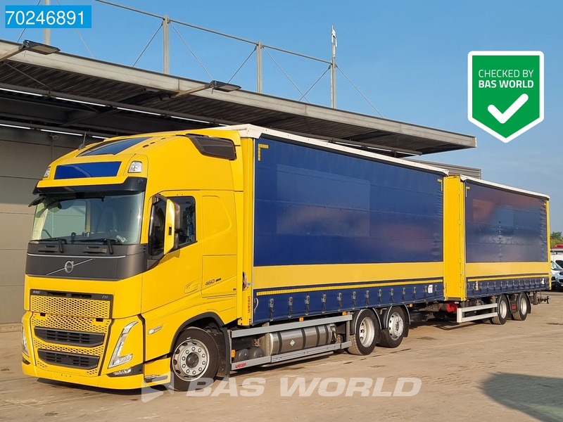 Volvo FH 460 6X2 LNG combi ACC Navi Standklima Liftachse LED EURO 6 - Plachtový nákladní auto: obrázek 1 Volvo FH 460 6X2 LNG combi ACC Navi Standklima Liftachse LED EURO 6 - Plachtový nákladní auto: obrázek 1