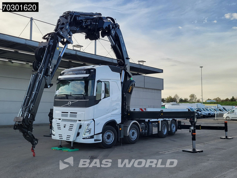 Nákladní automobil valníkový/ Plošinový, Auto s hydraulickou rukou Volvo FH 460 8X2 UNUSED EFFER 1000 9S + 6S Crane + Fly-Jib Lift+Lenkachse VEB+ Euro 6: obrázek 6