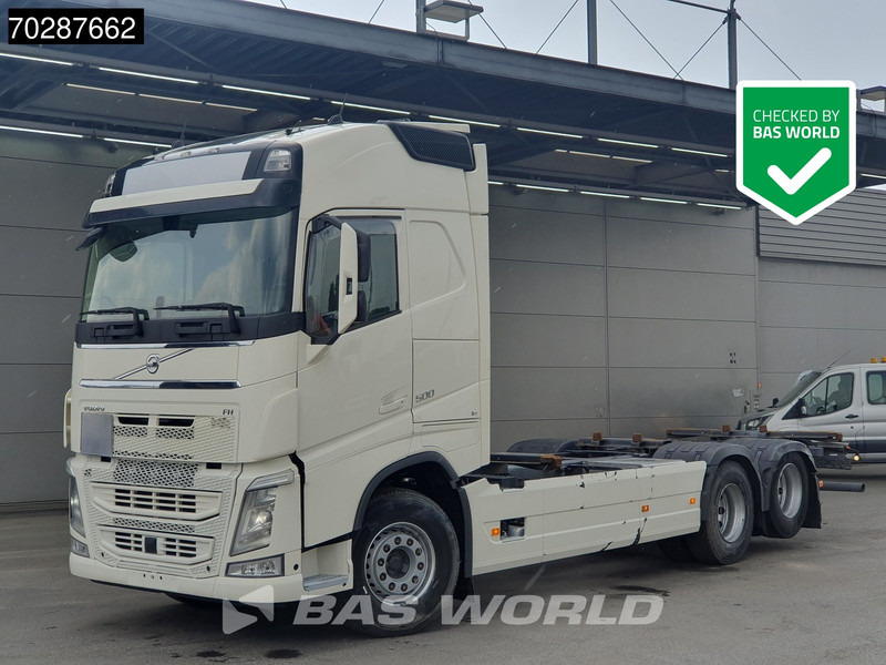 Volvo FH 500 FH 6X2 BDF Liftaxle Automatic Xenon Navi ACC Euro 6 - Kontejnérový podvozek/ Výměnná nástavba: obrázek 1 Volvo FH 500 FH 6X2 BDF Liftaxle Automatic Xenon Navi ACC Euro 6 - Kontejnérový podvozek/ Výměnná nástavba: obrázek 1