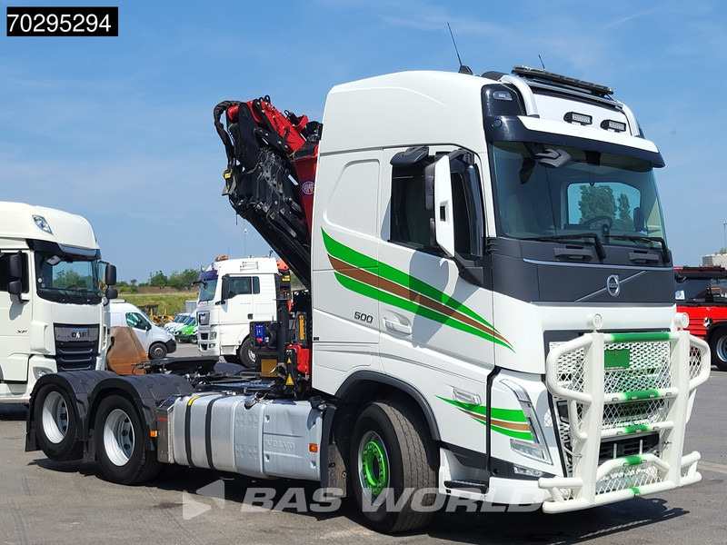 Nákladní automobil valníkový/ Plošinový, Auto s hydraulickou rukou Volvo FH 500 FH 6X4 Full-Air Liftachse HMF 2820K-RCS Crane+JIB Remote Control I-ParkCool VDS LED Kran: obrázek 12