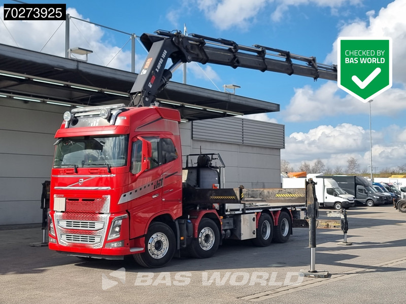 Volvo FH16 650 8X4 Hiab X-HIPRO 1058EP-6 Kran Crane ADR Lift+Lenkachse Euro 6 - Nákladní automobil valníkový/ Plošinový, Auto s hydraulickou rukou: obrázek 1 Volvo FH16 650 8X4 Hiab X-HIPRO 1058EP-6 Kran Crane ADR Lift+Lenkachse Euro 6 - Nákladní automobil valníkový/ Plošinový, Auto s hydraulickou rukou: obrázek 1