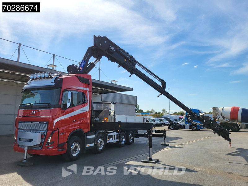 Nákladní automobil valníkový/ Plošinový, Auto s hydraulickou rukou Volvo FH16 650 FH16 8X2 HMF 7020K-RCS Crane + Fly-Jib Lift+Steering-Axle Navi LED ACC Euro 6: obrázek 15